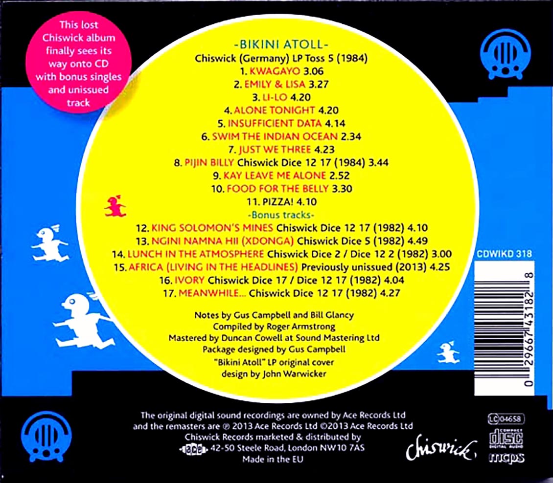 Two Two - Bikini Atoll: Expanded Music CD