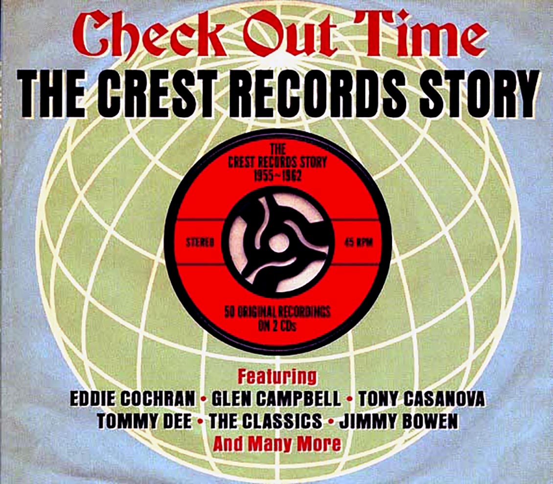 Various - Check Out Time: The Crest Records Story 1955-1962 (50 tracks) (2xCD) (deluxe 3-fold digipak) Music CD