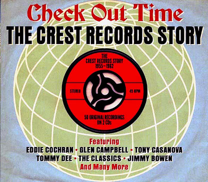 Various - Check Out Time: The Crest Records Story 1955-1962 (50 tracks) (2xCD) (deluxe 3-fold digipak) Music CD
