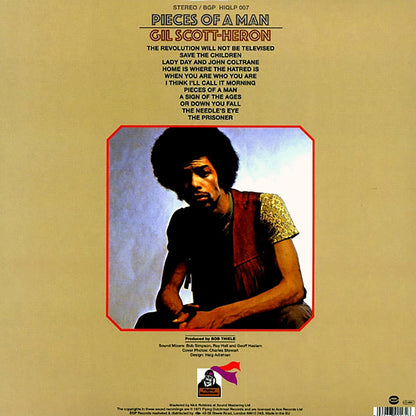 Gil Scott-Heron - Pieces Of A Man (180g) Vinyl Record