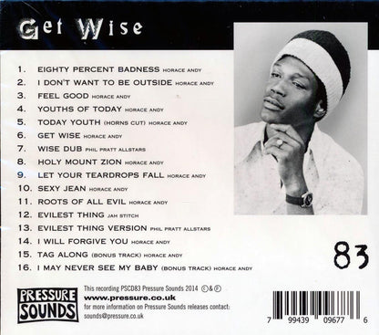 Horace Andy - Get Wise Music CD