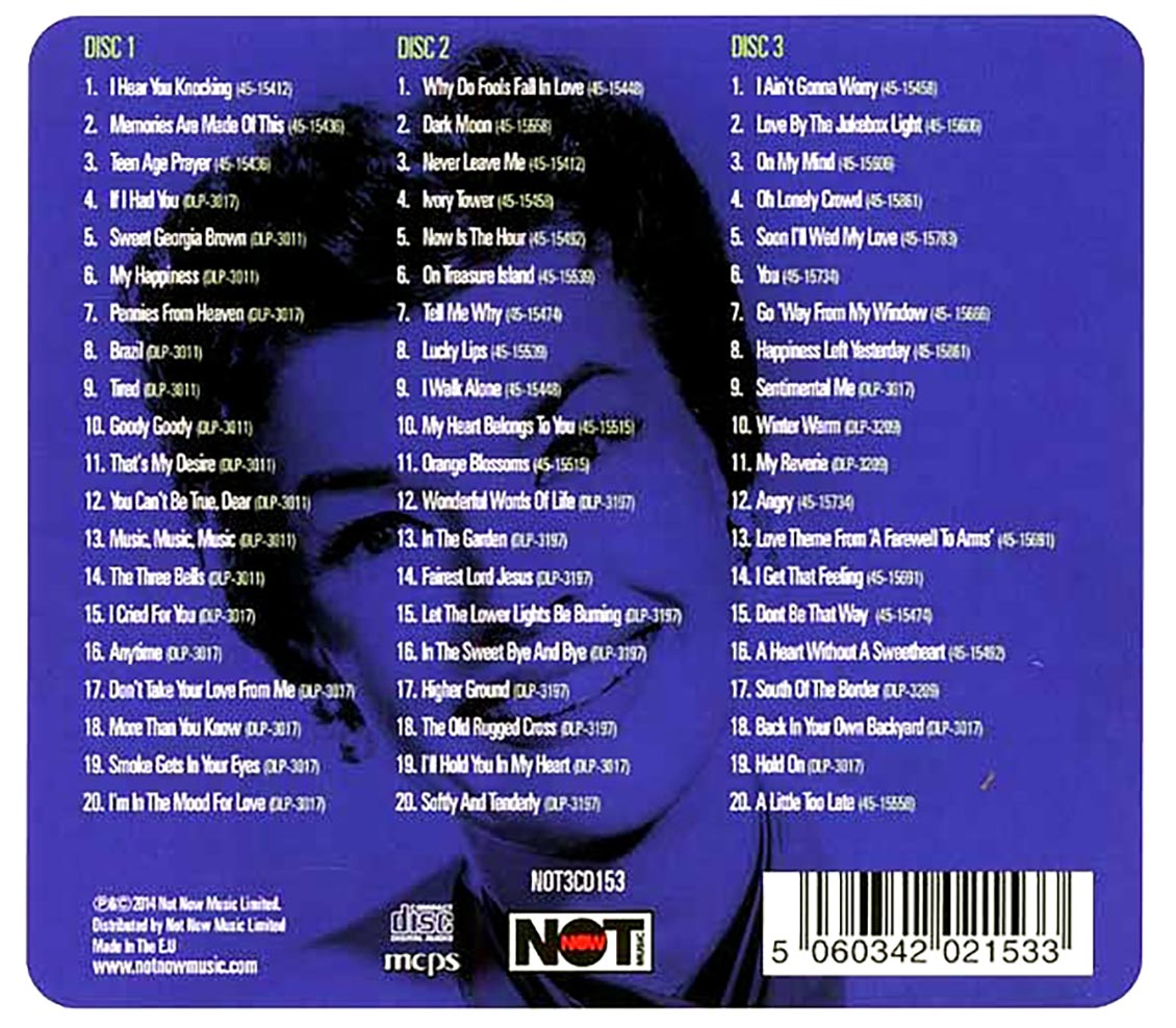 Gale Storm - Essential Dot Recordings 1955-1959 (60 tracks) (3xCD) (deluxe 3-fold digipak) Music CD