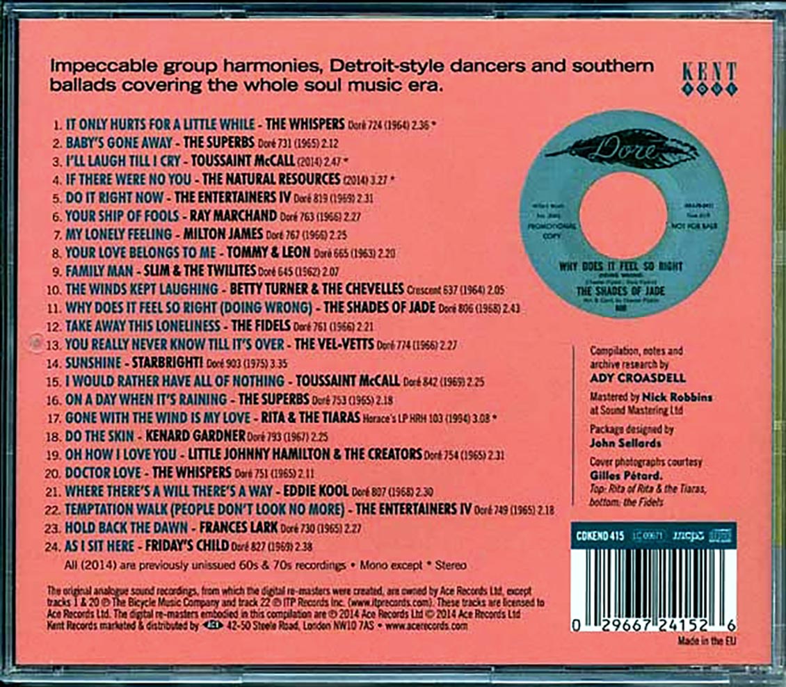 Various - Dore LA Soul Sides (24 tracks) Music CD