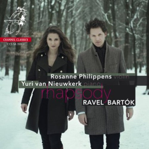the album cover for Ravel / Hubay / Philippens / Nieuwkerk - Rhapsodies 1-2: Rumanian Folk Dances