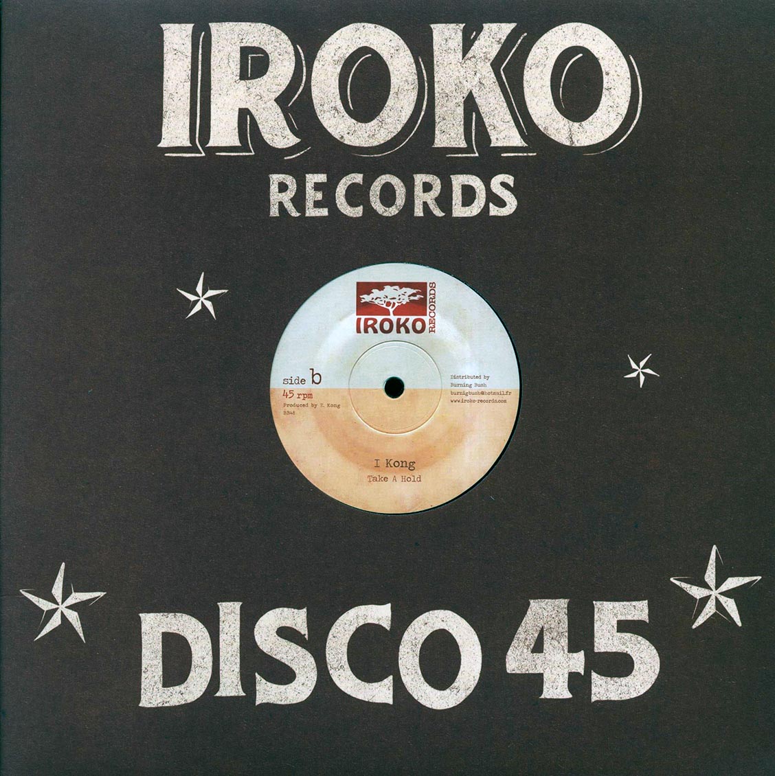 I Kong - Zion Pathway (Extended Mix)  /  I Kong - Take A Hold (Extended Mix) 12" Vinyl Record