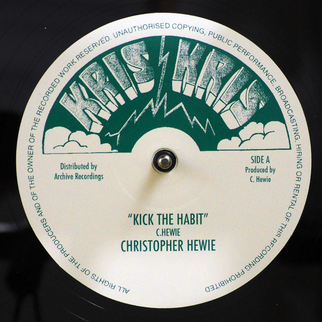 Christopher Hewie - Kick The Habit (Extended Mix)  /  LTR - Version 12" Vinyl Record