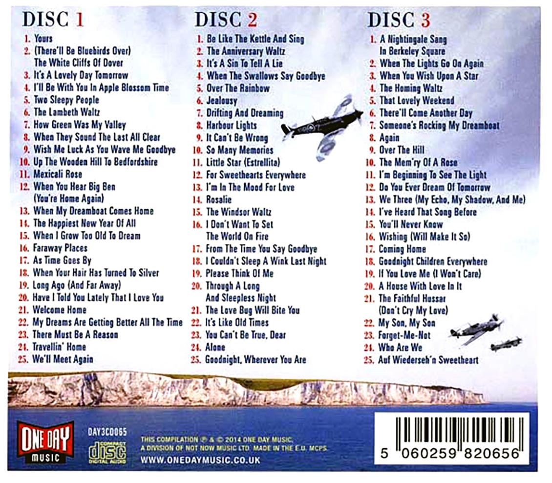 Vera Lynn - The Forces' Sweetheart: Ultimate Collection (75 tracks) (3xCD) (deluxe 3-fold digipak) Music CD