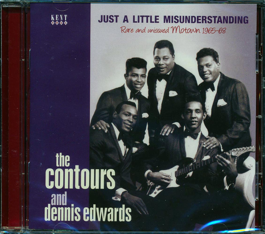 The Contours, Dennis Edwards - Just A Little Misunderstanding: Rare And Unissued Motown 1965-68 (26 tracks) Music CD