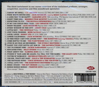 Jack Nitzsche, Jerry Cole, The Buffalo Springfield, Etc. - Night Walker: The Jack Nitzsche Story Volume 3 (26 tracks) Music CD