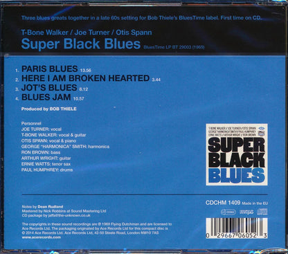 T-Bone Walker, Joe Turner, Otis Spann - Super Black Blues Music CD
