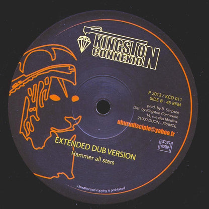 Jennifer Lara - Jah Will Lead Us Home  /  Hammer All Stars - Extended Dub Version 12" Vinyl Record