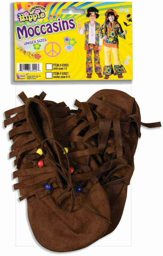 Hippie/Native American Moccasins - Child 1 - 5