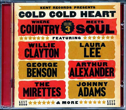 Various - Cold Cold Heart: Where Country Meets Soul Volume 3 (24 tracks) Music CD