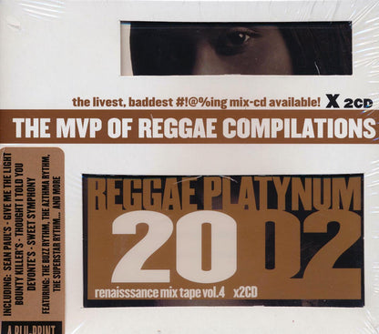 Buju Banton, Bounty Killer, Dr. Dre, Sean Paul, Etc. - Reggae Platynum 2002 + Renaissance Mix Volume 4 (32 tracks) (2xCD) Music CD