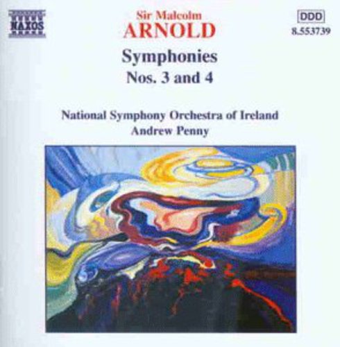 the album cover for Andrew Penny - Symphonies 3 & 4
