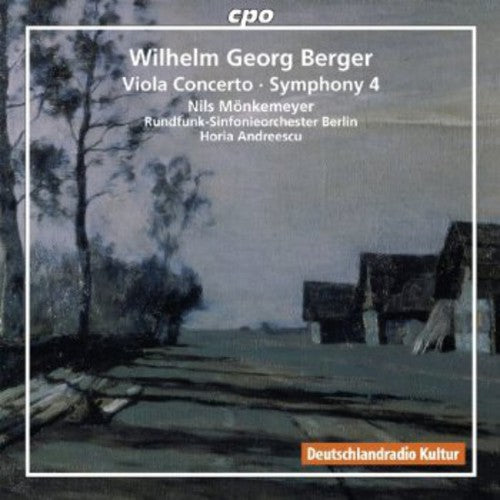 Berger / Moenkemeyer / Rundfunk-sinfonieorchester - Viola Concerto & Symphony No. 4 - Music CD