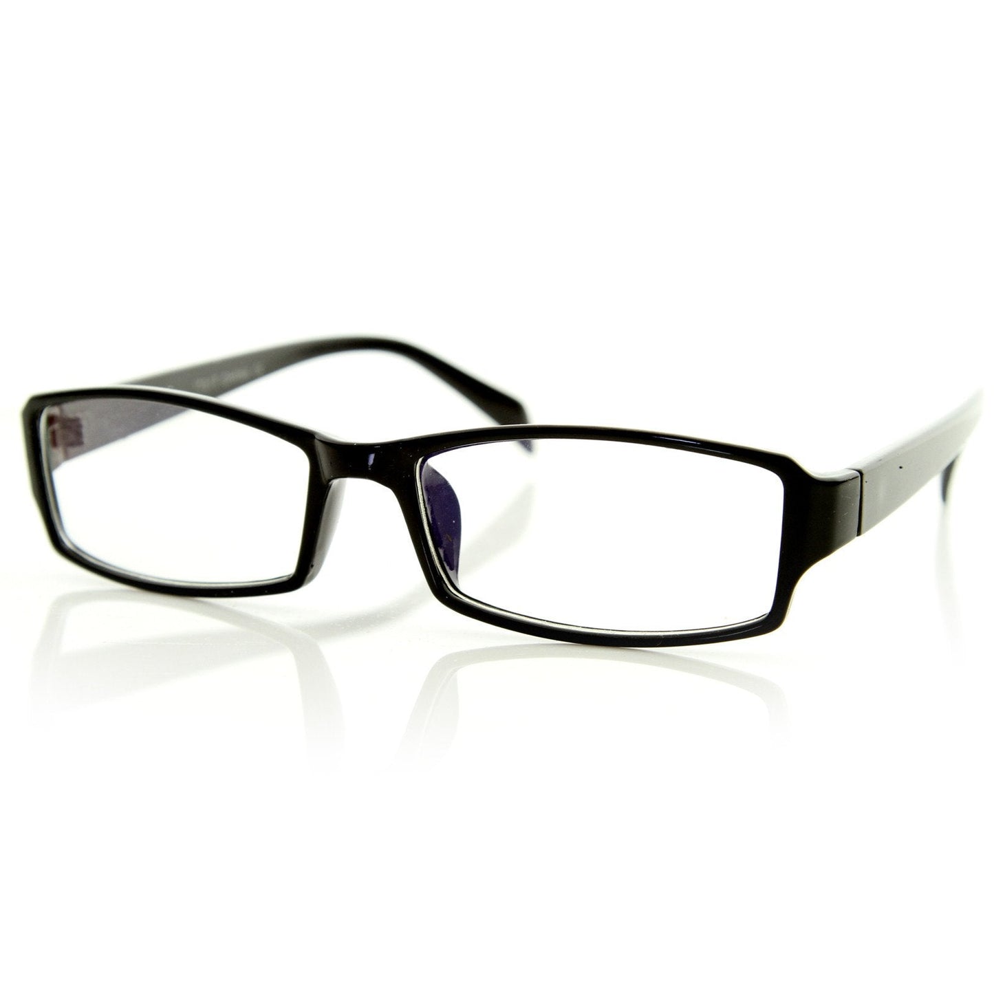 Optical RX Modern Rectangular Basic Frame Clear Lens Glasses 8031