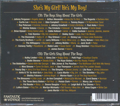 Various - She's My Girl! He's My Boy! (60 tracks) (2xCD) Music CD