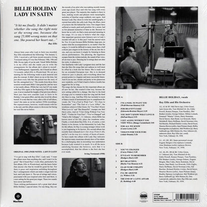 Billie Holiday - Lady In Satin (ltd. ed.) (180g) (remastered) Vinyl Record