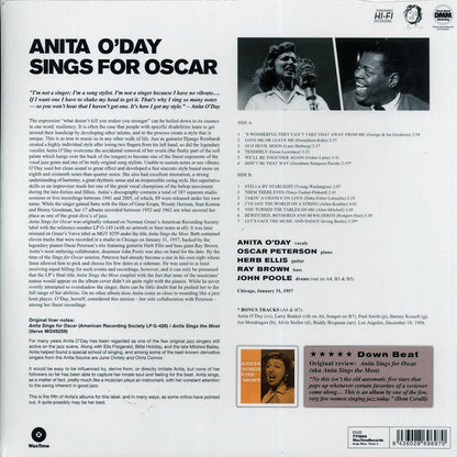 Anita O'Day, Oscar Peterson - Anita Sings For Oscar (ltd. ed.) (180g) (remastered) Vinyl Record