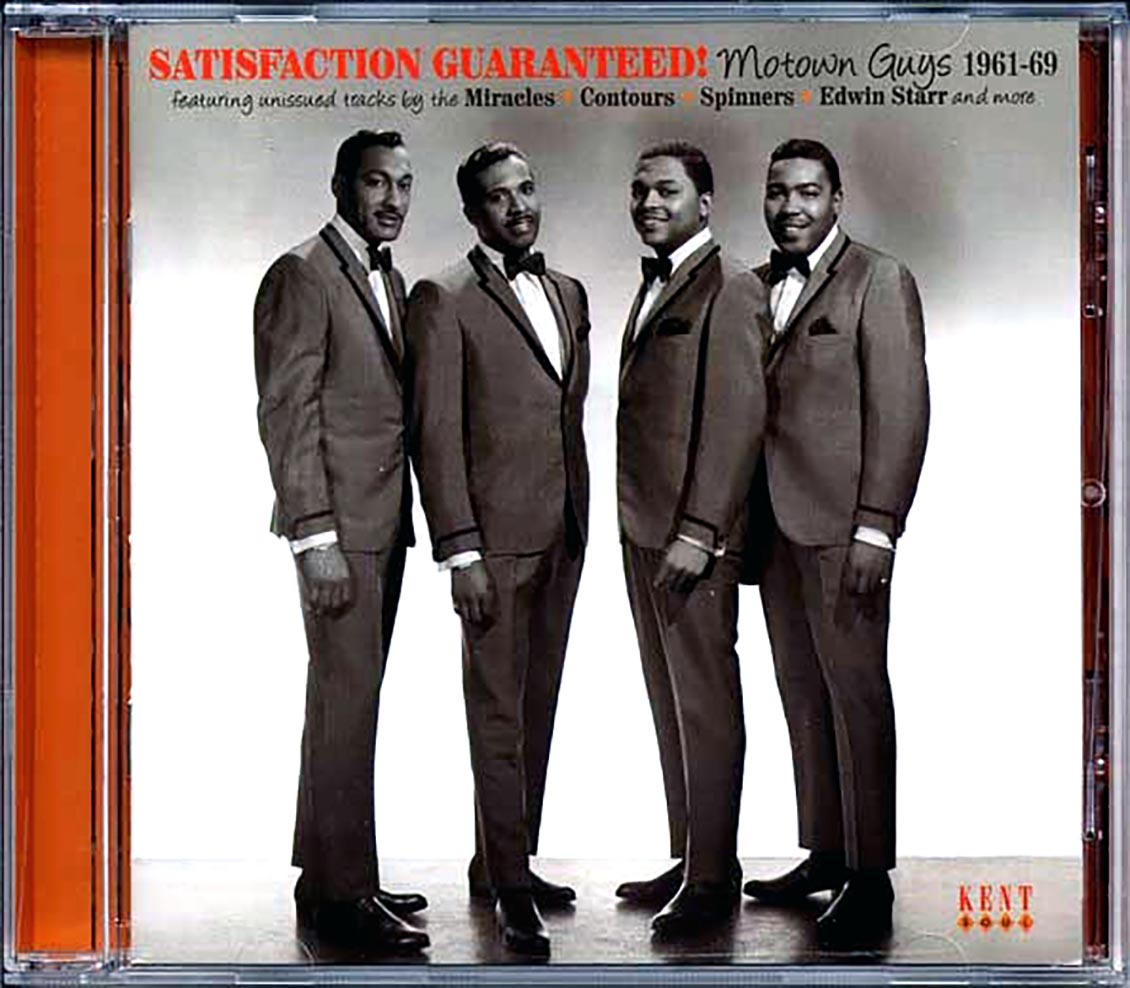 Various - Satisfaction Guaranteed! Motown Guys 1961-1969 (24 tracks) Music CD