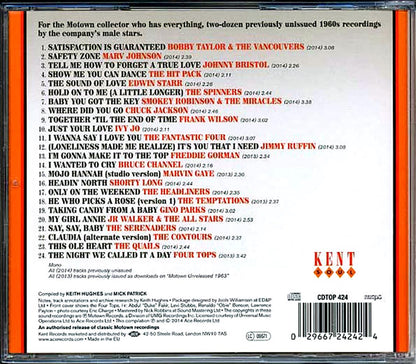 Various - Satisfaction Guaranteed! Motown Guys 1961-1969 (24 tracks) Music CD