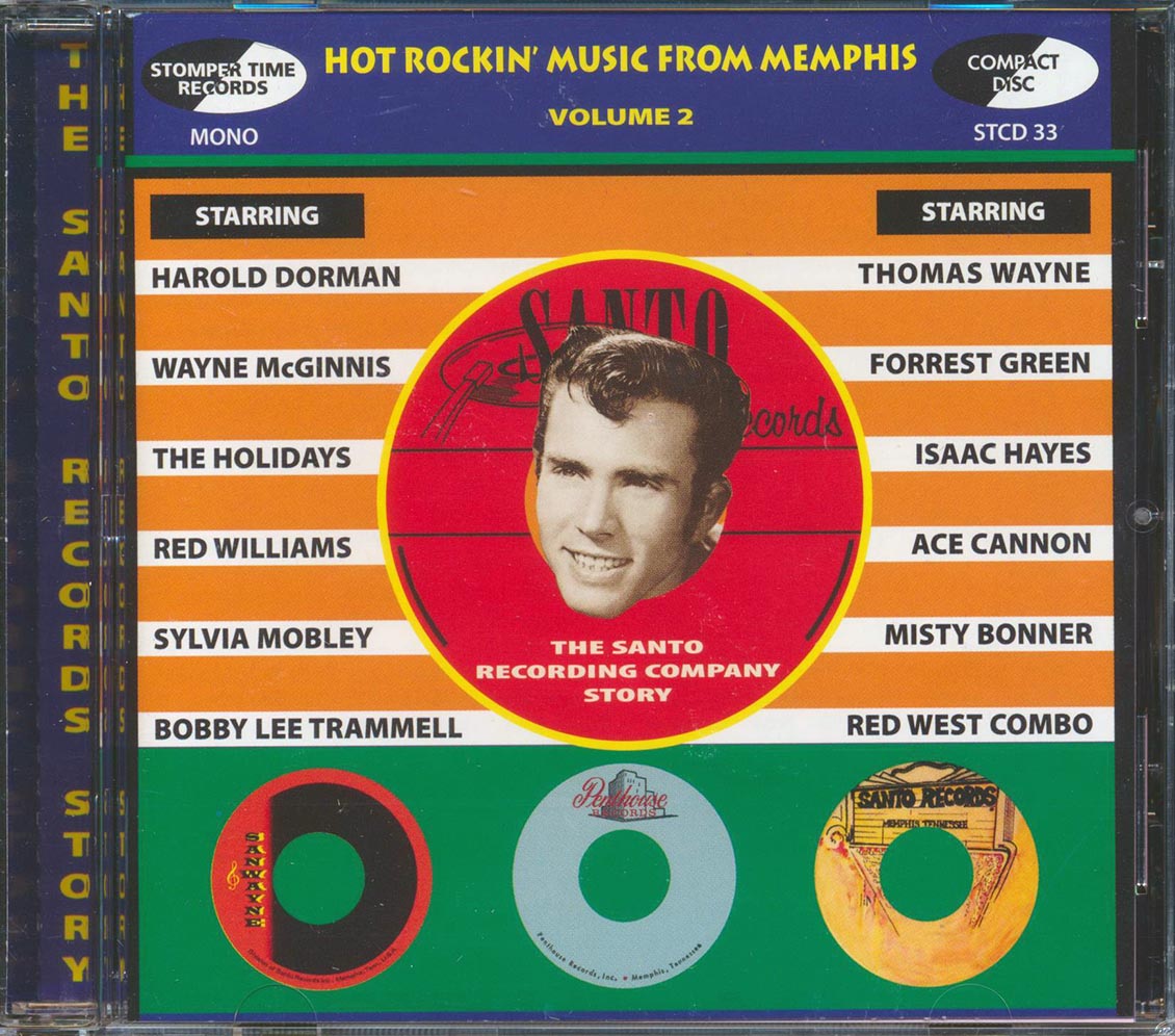 Various - Hot Rocking Music From Memphis Volume 2: The Santo Recording Company Story (34 tracks) Music CD