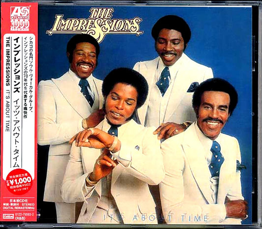 The Impressions It's About Time ltd ed 24 bit mastering remastered Music CD