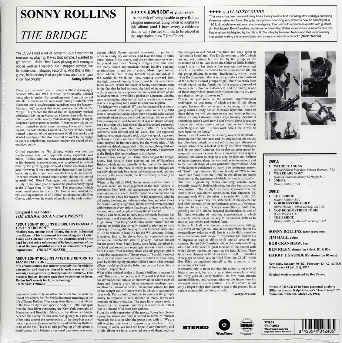 Sonny Rollins - The Bridge (180g) Vinyl Record