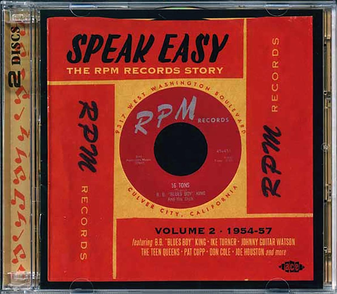 Various - Speak Easy: The RPM Records Story Volume 2: 1954-1957 (54 tracks) Music CD