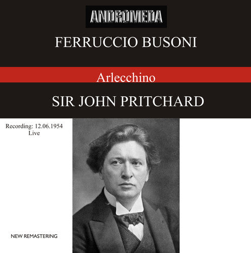 the album cover for Ferrucio Busoni - Arlecchino: Gester Malbin Wa