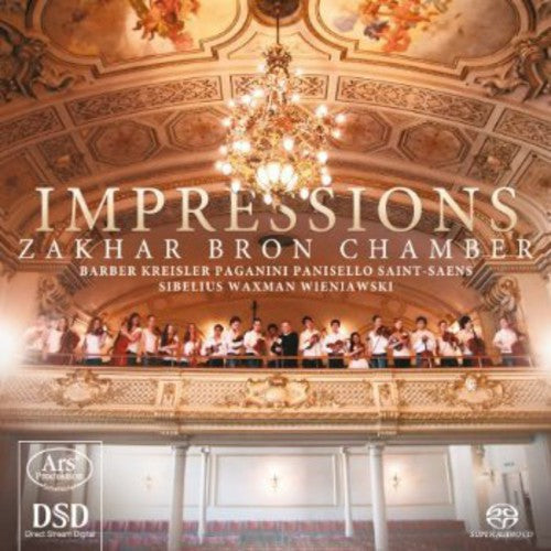 the album cover for Zakhar Bron Chamber - Impressions