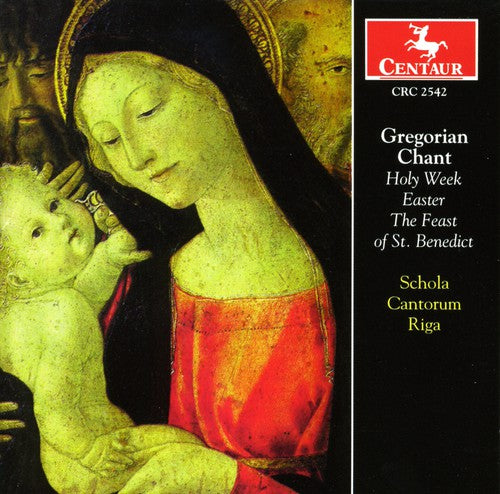 the album cover for Schola Cantorum Riga - Gregorian Chant: Holy Week