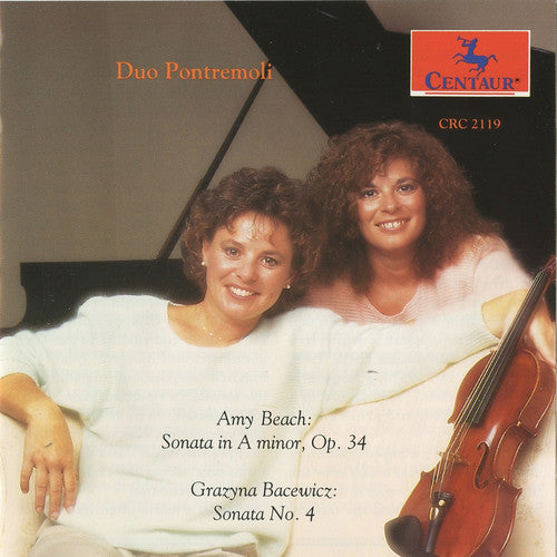 the album cover for Duo Pontremoli - Violin Sonata