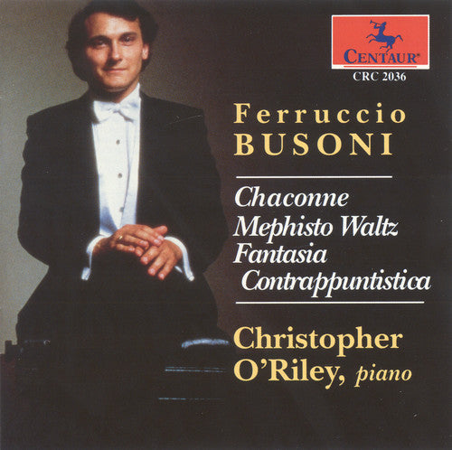 the album cover for F. BUSONI - Mephisto Waltz / Chaconne / Fantasia Contrapuntica