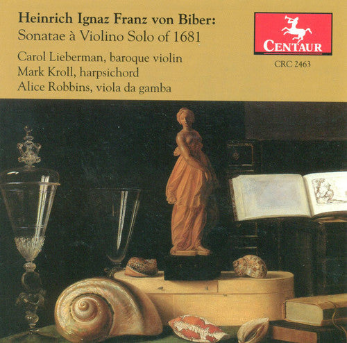 the album cover for Carol Lieberman - Sonatae a Violino Solo of 1681