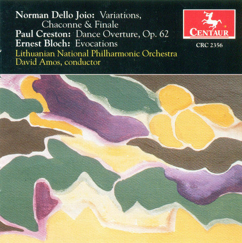 Dello Joio / Creston / Bloch / Amos / - Variations / Chaconne & Finale / Dance Overture - Music CD