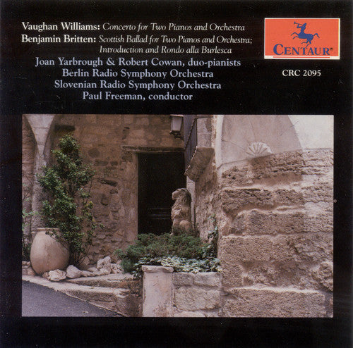 Vaughan Williams / Yarbrough,joan / Cowan,robert - Cto For 2 Pianos / Britten: Scottish Ballad, Intro - Music CD