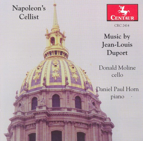 the album cover for Donald Moline - Napoleon's Cellist: Sta #1 in G / Sta #2 in G