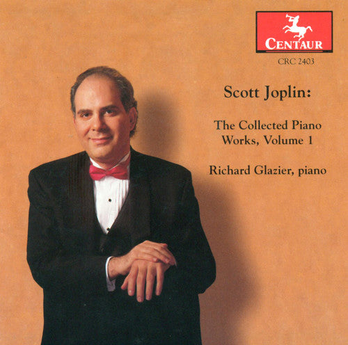 the album cover for Joplin / Glazier - Collected Piano Works 1