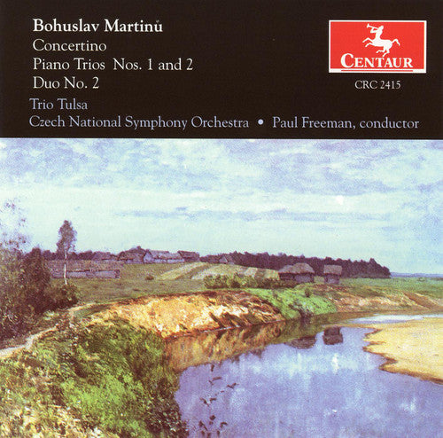 Martinu / Trio Tulsa / Freeman - Concertino For Piano Trio & String Orchestra - Music CD