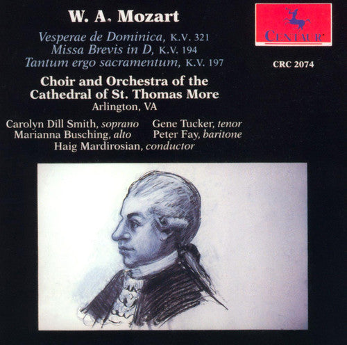 Mozart / St. Thomas More Cathedral / Madrirosian - Vespers / Missa Brevis - Music CD
