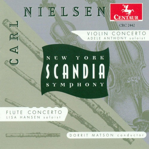 Nielsen / Anthony,adele / Matson,dorrit - Violin Concerto Op 33 / Flute Concerto - Music CD