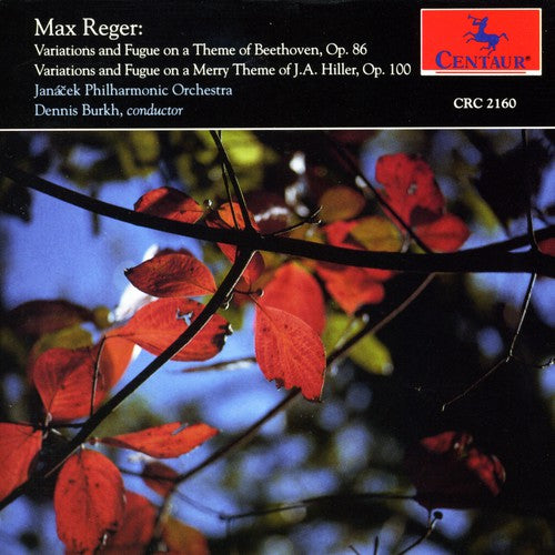 Reger / Janacek / Burkh / Phil Orch - Var & Fugue On A Theme Of Beethoven Op 86 - Music CD