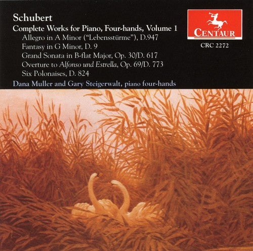the album cover for Schubert / Muller / Steigerwalt - Works for Piano