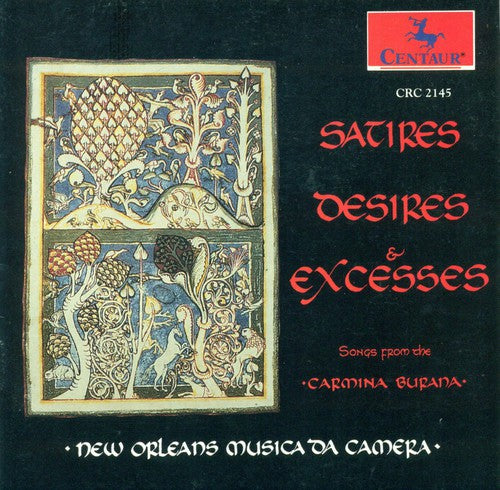 Orff / New Orleans Musica Da Camera - Satires Desires & Excesses: Carmina Burana Exc. - Music CD