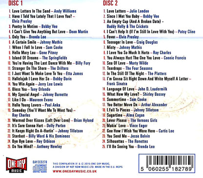 Various - Love Letters In The Sand (50 tracks) (2xCD) (deluxe 3-fold digipak) Music CD