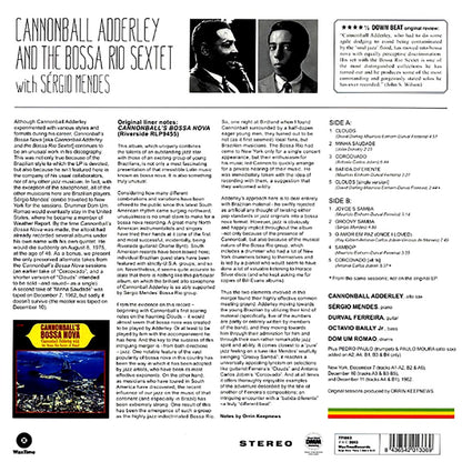 Cannonball Adderley - Cannonball Adderley & Bossa Rio Sextet With Sergio Mendes (180g) Vinyl Record