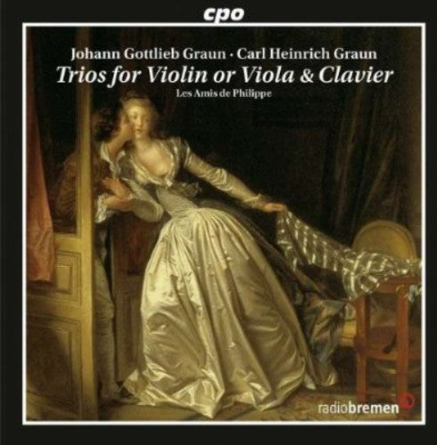 the album cover for J Graun G / Graun,CH / Les Amis De Philippe - Trios for Violin or Viola & Clavier