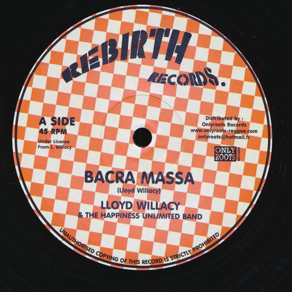 Lloyd Willacy - Bacra Massa (Extended Mix)  /  Lloyd Willacy - More Than Tongues (Extended Mix) 12" Vinyl Record